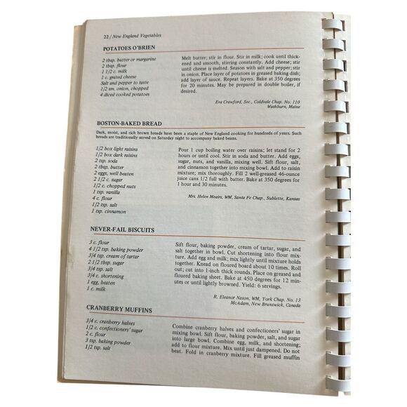 Favorite Eastern Star Recipes American Cooking Cookbook (Paperback, 1972) - Picture 3 of 8